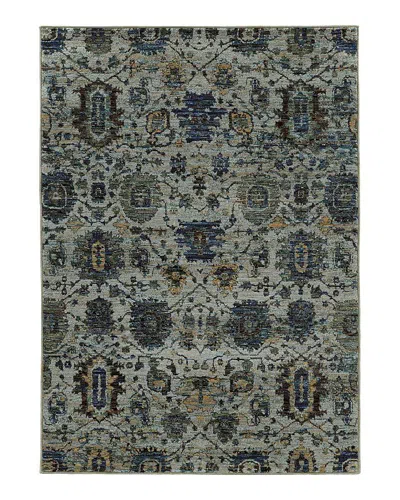 Oriental Weavers Andorra 7120a Area Rug, 6'7 X 9'6 In Blue/navy