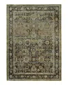 Oriental Weavers Andorra 7125c Round Rug, 7'10 X 7'10 In Green/brown