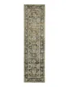 Oriental Weavers Andorra 7125c Runner Rug, 2'6 X 12' In Green/brown