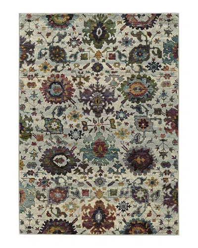 Oriental Weavers Andorra 7129a Area Rug, 6'7 X 9'6 In Stone/multi