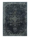Oriental Weavers Andorra 7135 Area Rug, 1'10 X 3'2 In Blue/blue