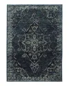 Oriental Weavers Andorra 7135 Area Rug, 3'3 X 5'2 In Blue/blue