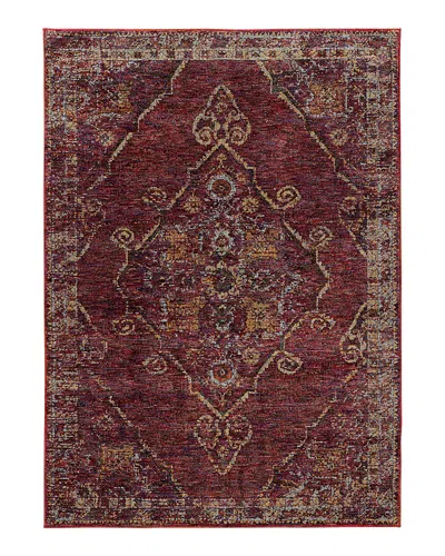 Oriental Weavers Andorra 7135 Area Rug, 5'3 X 7'3 In Red/gold