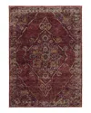 Oriental Weavers Andorra 7135 Area Rug, 6'7 X 9'6 In Red/gold