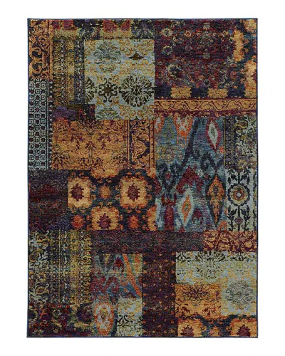 Oriental Weavers Andorra 7137a Area Rug, 1'10 X 3'2 In Multi/blue