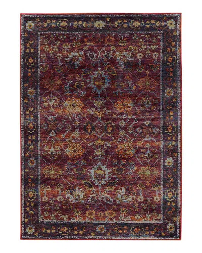 Oriental Weavers Andorra 7153a Area Rug, 3'3 X 5'2 In Red/purple