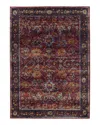 Oriental Weavers Andorra 7153a Area Rug, 6'7 X 9'6 In Red/purple