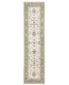 Oriental Weavers Andorra 9537p 2'3"x8' Runner Area Rug In White