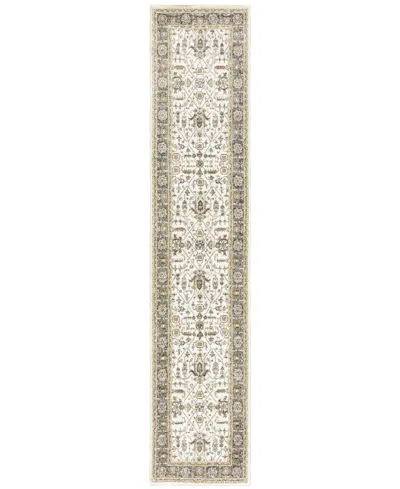Oriental Weavers Andorra 9537p 2'6"x12' Runner Area Rug In Neutral