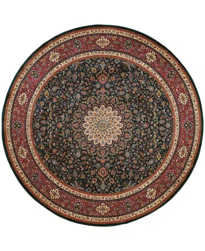 ORIENTAL WEAVERS AREA RUG, ARIANA NAVY ARDEBIL 9B 6' ROUND