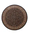 Oriental Weavers Ariana 113b Round Area Rug 8'0 X 8'0 In Brown