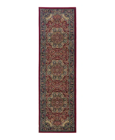 Oriental Weavers Ariana 116r Runner Area Rug 2'7 X 9'4 In Red
