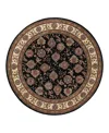 Oriental Weavers Ariana 117d Round Area Rug 6'0 X 6'0 In Brown