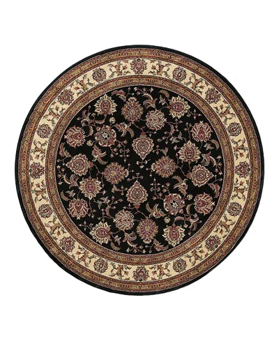 Oriental Weavers Ariana 117d Round Area Rug 6'0 X 6'0 In Brown