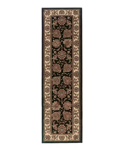 Oriental Weavers Ariana 117d Runner Area Rug 2'7 X 9'4 In Brown
