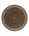 Oriental Weavers Ariana 172d Round Area Rug 6'0 X 6'0 In Brown