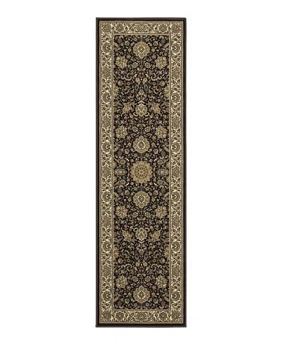 Oriental Weavers Ariana 172d Runner Area Rug 2'7 X 9'4 In Brown