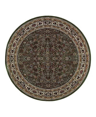 Oriental Weavers Ariana 213g Round Area Rug 6'0 X 6'0 In Green