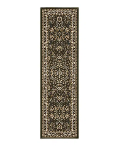 Oriental Weavers Ariana 213g Runner Area Rug 2'3 X 7'9 In Green
