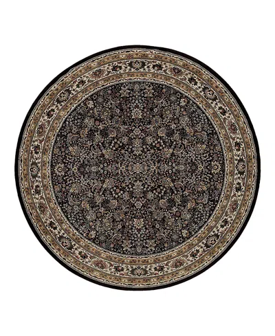 Oriental Weavers Ariana 213k Round Area Rug 6'0 X 6'0 In Black