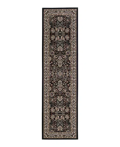 Oriental Weavers Ariana 213k Runner Area Rug 2'7 X 9'4 In Black