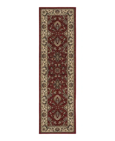 Oriental Weavers Ariana 311c Runner Area Rug 2'3 X 7'9 In Red