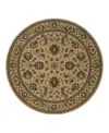 Oriental Weavers Ariana 311i Round Area Rug 6'0 X 6'0 In Brown