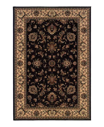 Oriental Weavers Ariana 311k Area Rug 4'0 X 6'0 In Black
