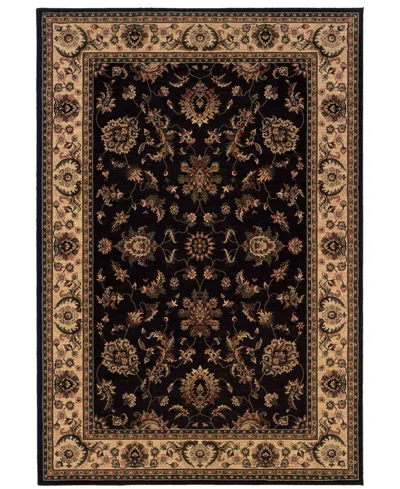 Oriental Weavers Ariana 311k3 6'7"x9'6" Area Rug In Black