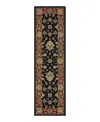Oriental Weavers Ariana 623m Runner Area Rug 2'3 X 7'9 In Black