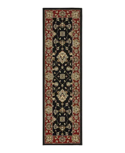 Oriental Weavers Ariana 623m Runner Area Rug 2'3 X 7'9 In Black