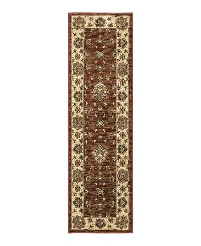 Oriental Weavers Ariana 623v Runner Area Rug 2'3 X 7'9 In Brown