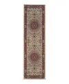 Oriental Weavers Ariana 95j Runner Area Rug 2'7 X 9'4 In White