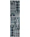 Oriental Weavers Atlas 752b0 2'3"x8' Runner Area Rug In Blue