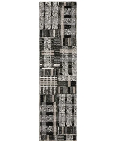 Oriental Weavers Atlas 752c0 2'6"x12' Runner Area Rug In Black