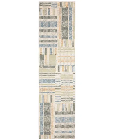 Oriental Weavers Atlas 752e0 2'6"x12' Runner Area Rug In Blue