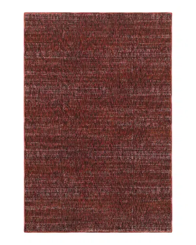Oriental Weavers Atlas 8033 Area Rug, 6'7 X 9'6 In Red/rust