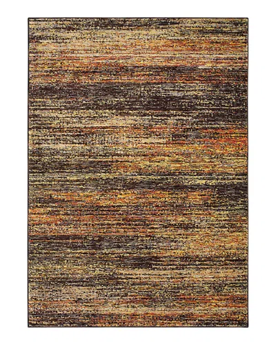 Oriental Weavers Atlas 8037 Area Rug, 1'10 X 3'2 In Gold/charcoal