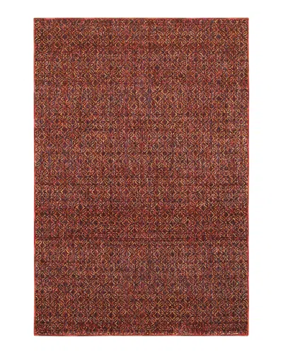 Oriental Weavers Atlas 8048 Area Rug, 5'3 X 7'3 In Red/rust