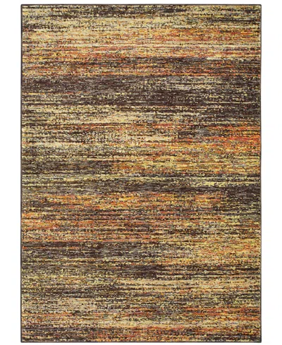Oriental Weavers Atlas Plains 5'3" X 7'3" Area Rug In Brown