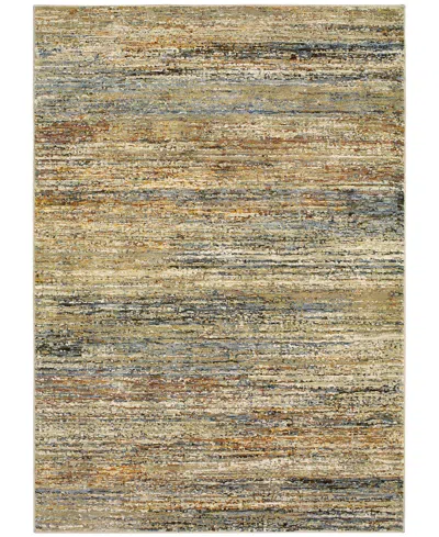 Oriental Weavers Atlas Plains 6'7" X 9'6" Area Rug In Sand