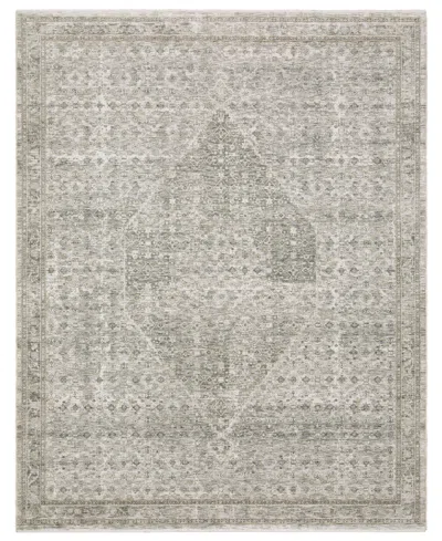 Oriental Weavers Avalon Ava04 7'10"x10'2" Area Rug In Gray