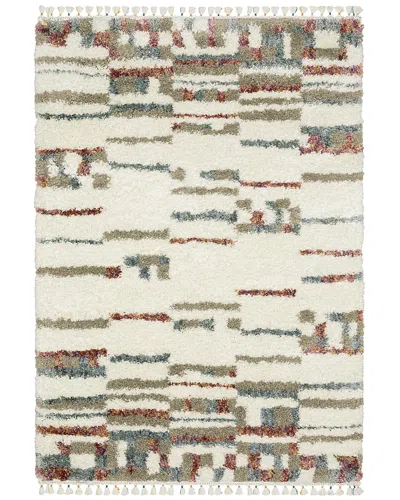 Oriental Weavers Axis Ax06a Area Rug, 5'3 X 7'6 In Ivory