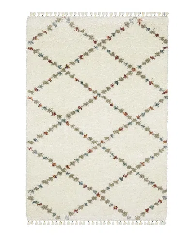 Oriental Weavers Axis Ax08a Area Rug, 6'7 X 9'6 In Ivory