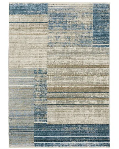 Oriental Weavers Bauer 090b2 Area Rug, 5'3 X 7'6 In Blue