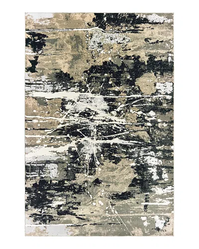Oriental Weavers Bowen 109e Area Rug, 6'7 X 9'6 In Black/gold