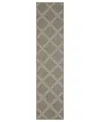 Oriental Weavers Caicos Ca02n 1'10x7'6 Runner Area Rug In Charcoal