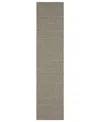 Oriental Weavers Caicos Ca04b 1'10x7'6 Runner Area Rug In Charcoal