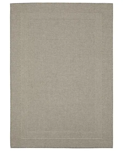 Oriental Weavers Caicos Ca05a 3'3x5' Area Rug In Charcoal