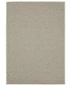 Oriental Weavers Caicos Ca08a 6'7x9'2 Area Rug In Charcoal